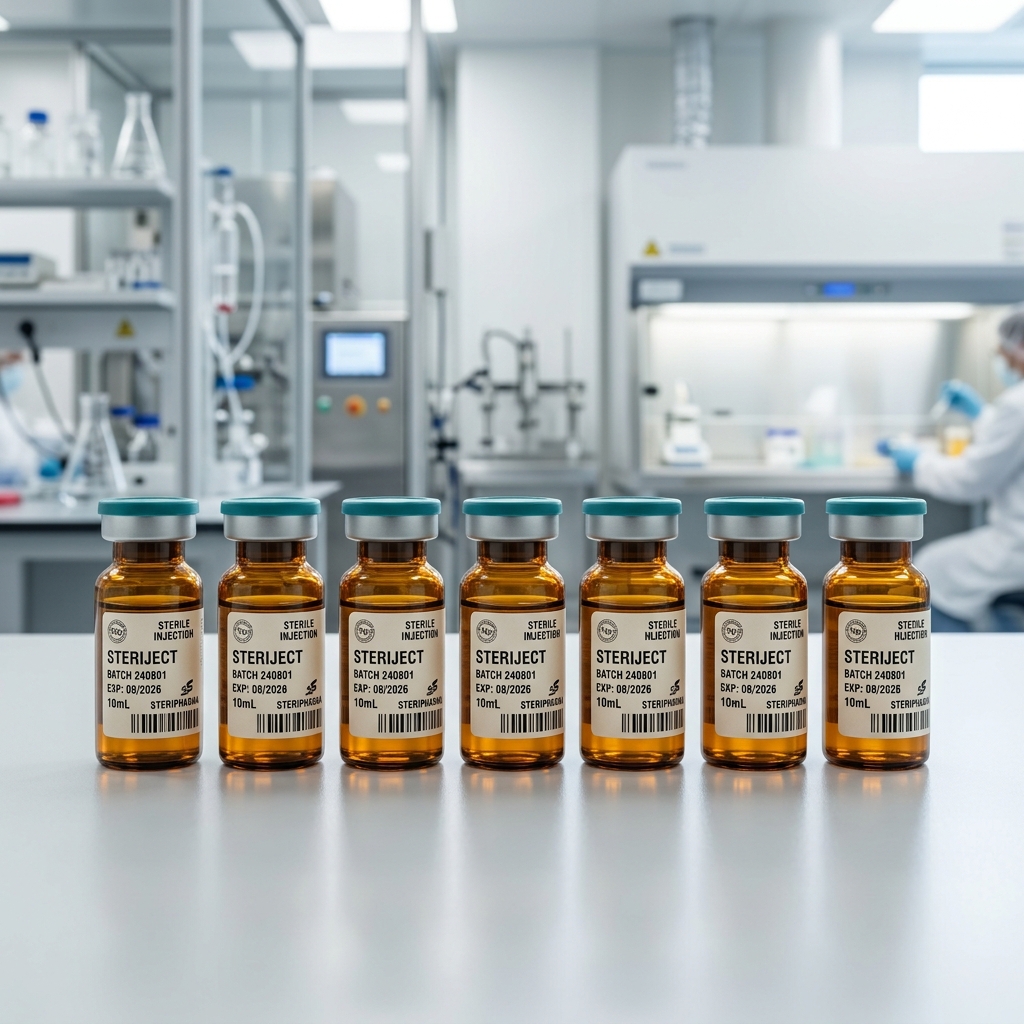 Type I Amber Glass Vials